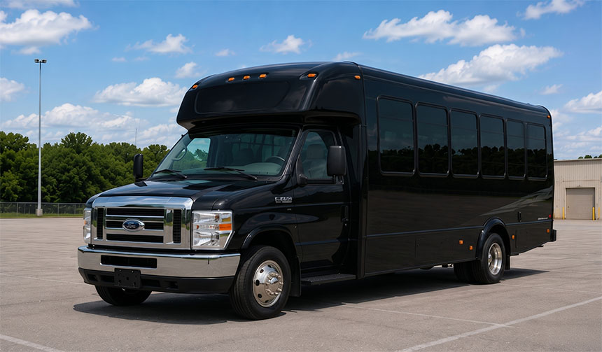 20-passenger minibus for charter in Davie, FL