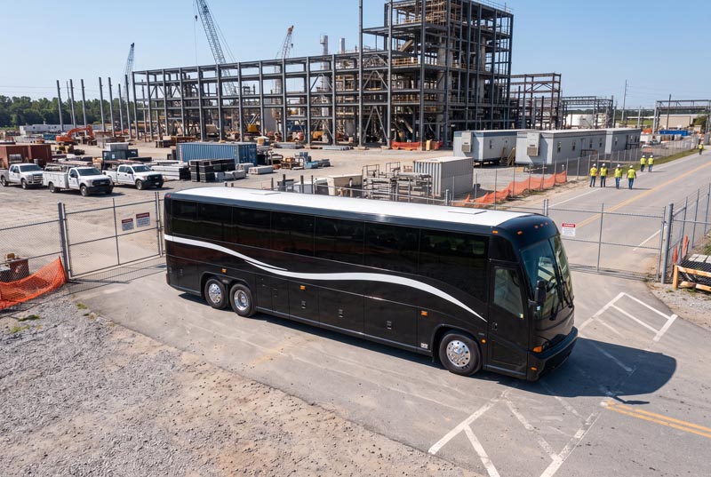 Construction Site Shuttle Bus Rentals in Davie, FL